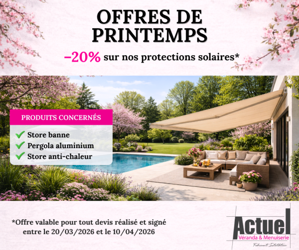 Offres de Printemps : -20% sur la protection solaire