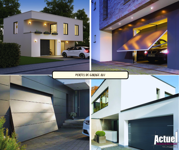Portes de garage en aluminium