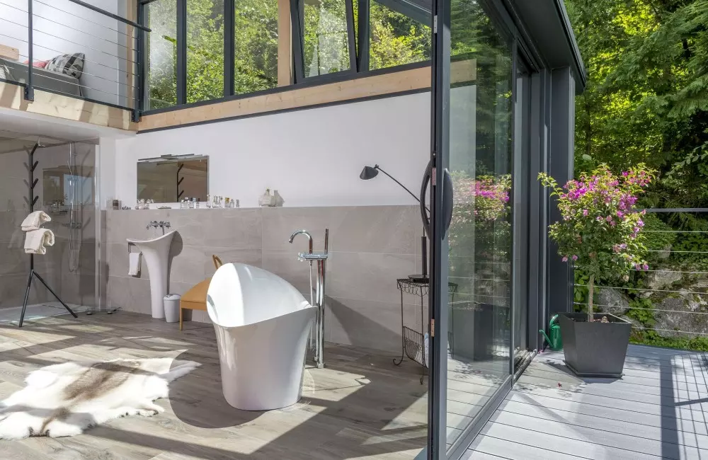 salle de bain intégrée