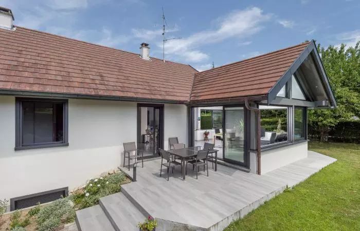 Extension maison ossature bois à Annecy