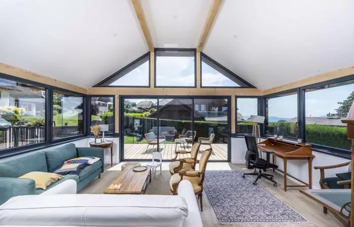 Extension maison ossature bois sur mesure