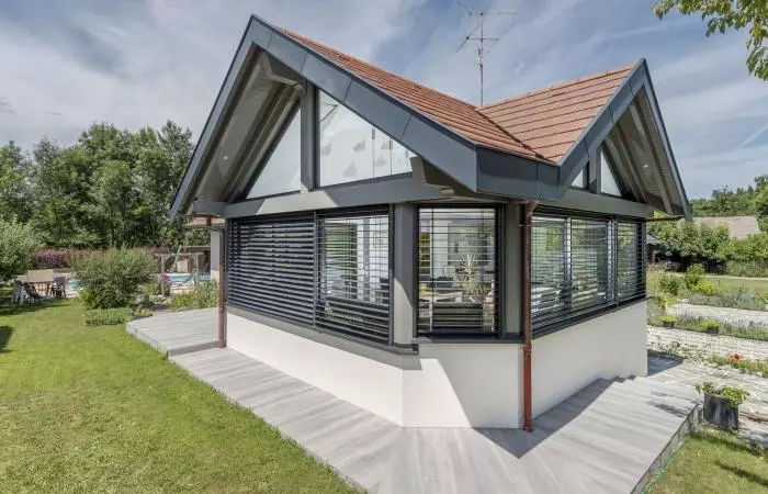 Création d'extension en charpente bois sur mesure