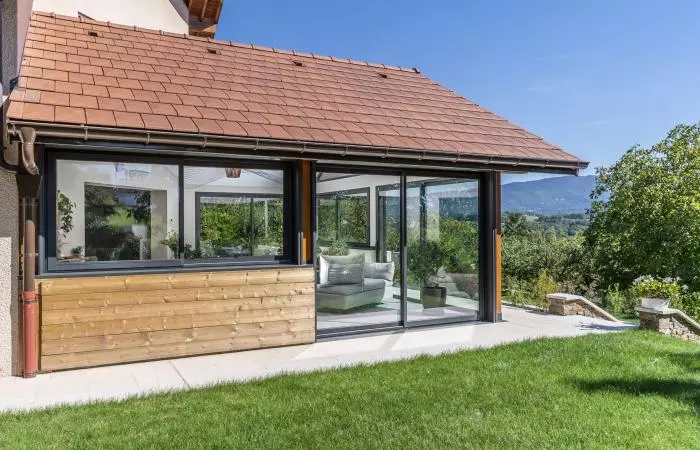 Extension de maison en bois à Annecy