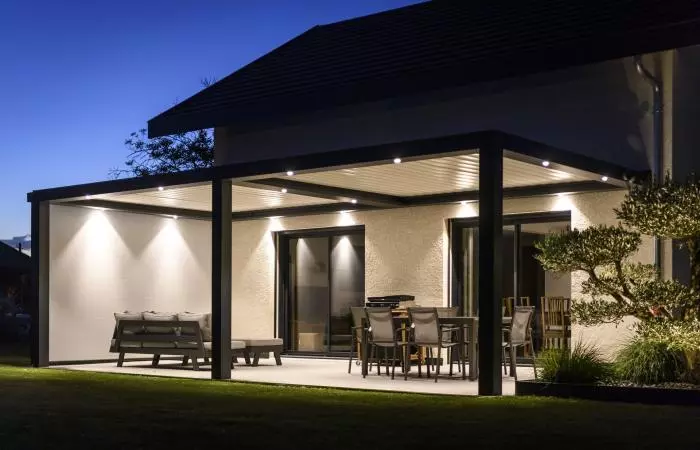 Installation de pergola alu à Annecy