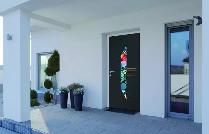 Fabrication et pose de porte en aluminium