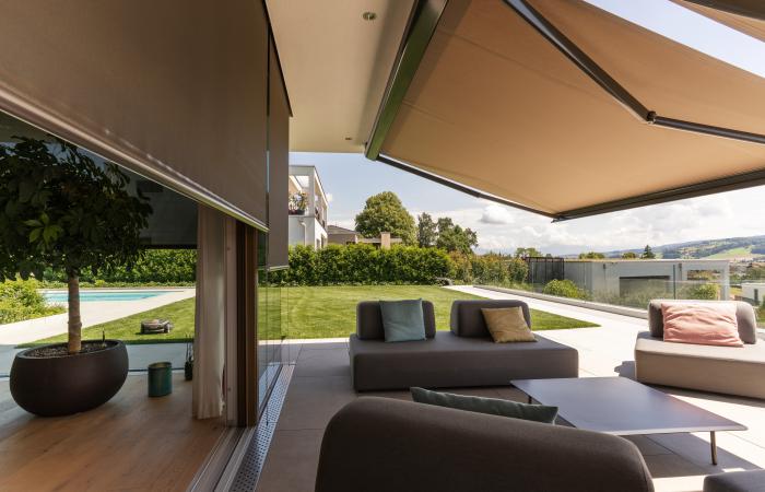 Installation de store de terrasse