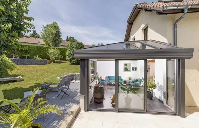 Véranda aluminium à Annecy